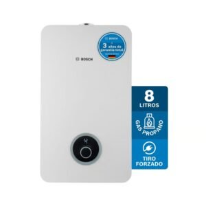 Calentador De Agua 8 Litros Tiro Forzado De Paso A Gas Propano Bosch