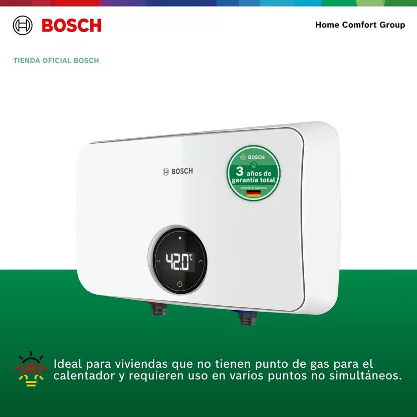 Calentador De Agua Eléctrico A 220 Voltios 12 kW Premium Tronic 4000 C Bosch - Image 4